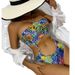 Cross-Border European And American Foreign Trade Colorful Leopard Print Hollow-Out Fashion Sexy One-Piece Swimsuit Dy014_ecoleips.com