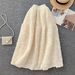 Elegant French Lace High-Waist Midi Skirt For Women - Floral Embroidery A-Line Skirt With Comfort Stretch, Chic Spring Outfit_ecoleips.com