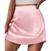 K New Women's Mini A-line Skirt Pleated Skirt High Waisted Skirt_ecoleips.com
