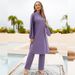Women's Clothing Arab Full Coverage Diving Surfing Conservative Swimsuit Three Piece Suit Sunscreen Long Sleeved Split Swimsuit_ecoleips.com
