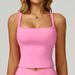 Women's Double Shoulder Strap Yoga Vest Bare Back Slimming Sports Vest Outdoor Running Fitness Clothing_ecoleips.com