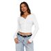 2025 New Y2K Hot Girl Top For Autumn Winter, High-end Buttoned Knit Cardigan With Slimming Effect And Straight Shoulders_ecoleips.com