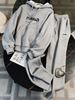 Unisex Premium Grey Tracksuit - Oversized Fleece Hoodie & Printed Joggers For Ultimate Comfort-6_ecoleips.com