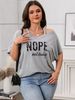 Women's Clothing Fat Mm Large Size Short Sleeve Off Shoulder Tops_ecoleips.com