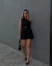 K New Women's Casual Workwear Shorts, High Waist Slimming Versatile Three Quarter Pants_ecoleips.com