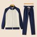 Women's Cotton Hooded Cardigan Set - Soft Casual Lounge Wear, Trendy Solid Color Pullover & Pants Outfit For Spring & Autumn_ecoleips.com