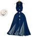 Women's Clothing Waist Slimming Sleeveless Single Breasted A Line Slit Denim Dress Casual Long Skirt_ecoleips.com