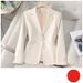 Elegant Pink Blazer Set – Professional Office Suit For Women, Slim Fit & Petite-Friendly_ecoleips.com