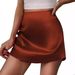 K New Women's Mini A-line Skirt Pleated Skirt High Waisted Skirt_ecoleips.com