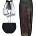 Women's Clothing Women's One Piece Swimsuit With Tulle Skirt Sexy Bikini Two Piece Style For Beach Vacation Fashion_ecoleips.com