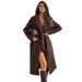 Women's Long Sleeved Lapel Tie Wrap Wool Coat Solid Color Autumn Winter Outerwear Independent Website Bestseller 2025 Wish_ecoleips.com