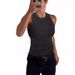 2026 European American Cross-border Independent Site Summer Women's Ribbed Tank Top With Round Neck And Slim Fit_ecoleips.com