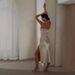Women’s Clothing Fashion Suspender Backless Sexy Slit Dress Dress_ecoleips.com