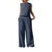 2026 Foreign Trade Plus Size Women's Clothing Solid Color Chinese Style Retro Pants Linen Casual Long_ecoleips.com