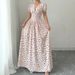 Women's Floral Print Long Dress Summer New Casual Midi Dress for Women Maxi Dress_ecoleips.com