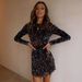 Women's Clothing Dress Southeast Asian Fashion Backless Sequin Temperament Long Sleeve Celebrity Party Dress (4 Colors)_ecoleips.com