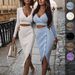 2025 Autumn Winter Slit Dress Deep V High Elastic Wool Sweater Set For Women_ecoleips.com