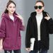 Women's Clothing Fleece Hooded Zip-Up Sweatshirt - Cozy Winter Pullover With Pockets, Oversized Lazy Style, Soft Sherpa Lining (Multiple Colors)_ecoleips.com