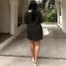 Plus-Size V-Neck Wrap Dress With Flared Sleeves – Elegant & Casual Midi Dress For Women (0XL-5XL, Pure Color & Street Style)_ecoleips.com