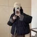 girl 2025 New Short Down Jacket For Women Winter Warm Hooded Windproof Petite Loose Thick Fashionable Cotton Coat_ecoleips.com