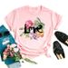 European And American Clothing, Round Neck, Letter Print, Summer Vintage Floral Women's Short-sleeve T-shirt_ecoleips.com