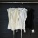 Designer Fake Two-Piece Sleeveless Blouse, Chiffon Top With Layered Detail, Loose Fit Elegant Shirt For Women_ecoleips.com
