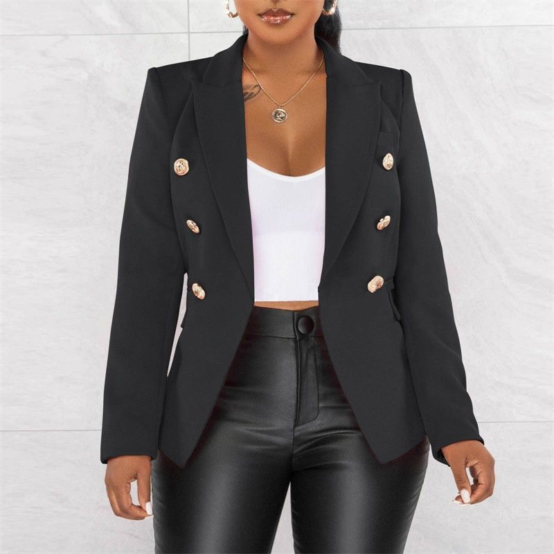 Hot-selling In-stock Cross-border Bestseller 2026 Spring New European And American Celebrity Style Women's Blazer_ecoleips.com
