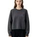 Women's Loose Knit Sweater round Neck Pullover Three Dimensional Floral Top European American Style Autumn Winter New Rolled Hem_ecoleips.com