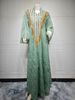 Verve AB320 Muslim Evening Dress Arab Dubai Gown Mesh Embroidery Sequin Robe Abaya_ecoleips.com