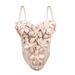 Aria Basics Aria Basics Cross-border European And American New Style 3D Floral Camisole Top Slim Fit Pure Desire Sexy Fishbone Chest Inner Wear_ecoleips.com