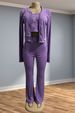 Women's 3 Piece Set Sports Casual Fashionable Versatile Solid Color Long Sleeved Top Vest Pants Fitted Waist_ecoleips.com