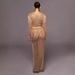 Women's Clothing Deep V-Neck High Slit Knit Dress – Sexy Bodycon Long Skirt For Women_ecoleips.com