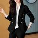 Women's Clothing New Fashion temperament business wear slim suit workwear set_ecoleips.com