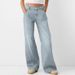 Women's Clothing Loose Wide Leg Jeans For Women Solid Color Casual All Match Denim Trousers_ecoleips.com