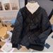 Lightweight Puffer Jacket For Women - Short, Loose Fit, Baseball Collar, Casual Winter Coat (White, Black, Khaki)_ecoleips.com