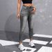 Women's High-Waisted Slim-Fit Jeans Sexy Hip Lifting Fashionable Versatile Street Style_ecoleips.com