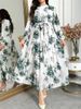Women's Clothing Elegant Temperament Dress Summer Dress Women's Lace Up Slim Long Swing Chiffon Holiday Dress_ecoleips.com