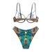 Women's Clothing Women's Printed Sexy Bikini Beach Hot Spring Swimsuit Bikini_ecoleips.com