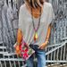 Summer Candy Color V-Neck Short Sleeve T-Shirt Women's Base Layer Top For American Style Polyester Cotton Tees_ecoleips.com