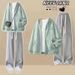 Korean Streetwear Hoodie & Jogger Set For Women – Oversized Fleece-Lined Two-Piece (Beige/Black/Purple/Green, XS-XL) | Trendy Anime Print_ecoleips.com