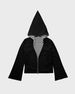 Fashion Subculture Style Loose Zip up Reversible Hooded Top Long Sleeved Versatile Women's Clothing for Foreign Trade_ecoleips.com
