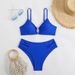 Women's Push-Up Bikini Set – Backless & Sexy Two-Piece Swimsuit In Burgundy, Royal Blue & More (S-L)_ecoleips.com