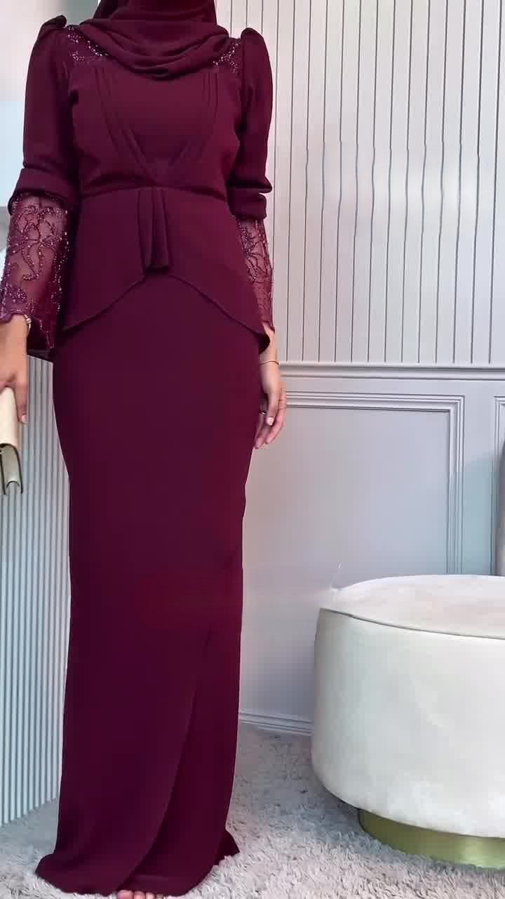High-End Banquet Dress For Women Stylish Young Mother's Day Evening Gown Middle East Foreign Trade Fashion_ecoleips.com