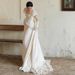 Women's Clothing Light White Style Wedding Dress Slimming Retro Simple Bridal Gown For Travel Photography Departure And Reception_ecoleips.com