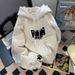 Korean Style Hooded Sweatshirt for Women Casual Sports Fleece Lined Thickened Loose Top Printed Autumn Winter Style_ecoleips.com