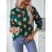 Women's Autumn/Winter Knit Sweater With Maple Leaf Pattern And Casual Knitted Hoodie_ecoleips.com