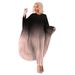 Women's Clothing Autumn And Winter Style Elegant And Fashionable Pullover Cape Bat Sleeve Dress_ecoleips.com
