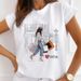 Summer European And American Cross-border Foreign Trade Wholesale T-shirts, Round-neck Casual Plus-size Loose_ecoleips.com