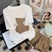 Women's Summer Two-Piece Set - Chic Bear Print T-Shirt & Shorts, Lady Boss Street Style Outfit For Trendy Looks_ecoleips.com