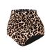 Leopard Print High Waist Ruched Bikini Bottoms Women Tummy Control High Cut Separate Swim Brief Stretch Quick Dry Beach Swim Bottom_ecoleips.com